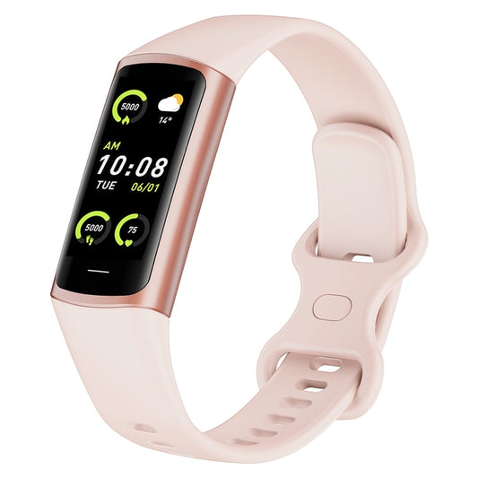 Bratara Fitness EasyFit idealSTORE, Ecran AMOLED 1.1 inch, Notificari Apeluri si Mesaje, Monitorizare Stare de Sanatate, 25 Moduri Sportive, Monitor Somn, Senzor Temperatura, Monitor Ritm Cardiac, Curea din Silicon Antialergic, Rezistent la Apa