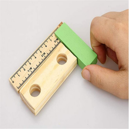 Banc de lucru din lemn Micul Mester, 35 de scule incluse, Cezarino