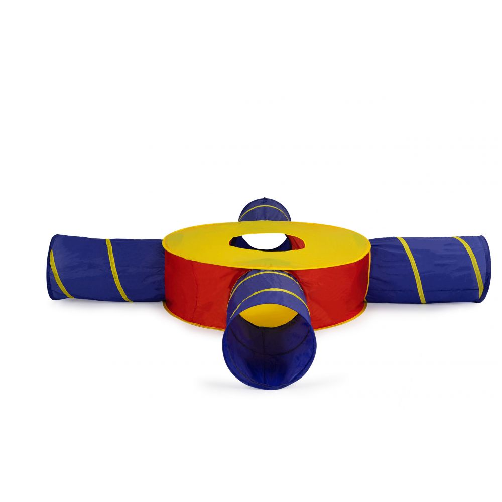 Set Corturi cu Tunel de Joaca pentru Copii, Bigshot BS8905, Multifunctional 7 in 1, 532 x 135 cm, Multicolor