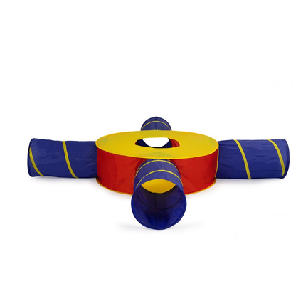 Set Corturi cu Tunel de Joaca pentru Copii, Bigshot BS8905, Multifunctional 7 in 1, 532 x 135 cm, Multicolor