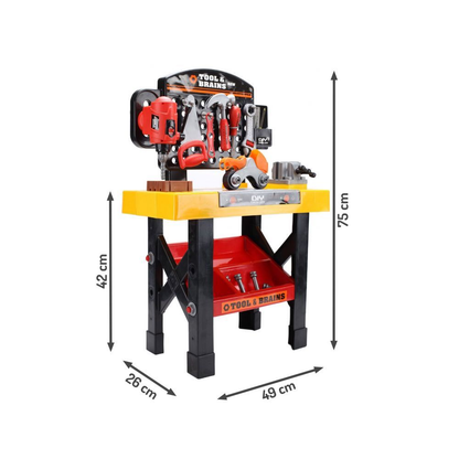 Atelier de Lucru pentru Copii, Bigshot BSHC121811, cu 39 Elemente, Multicolor