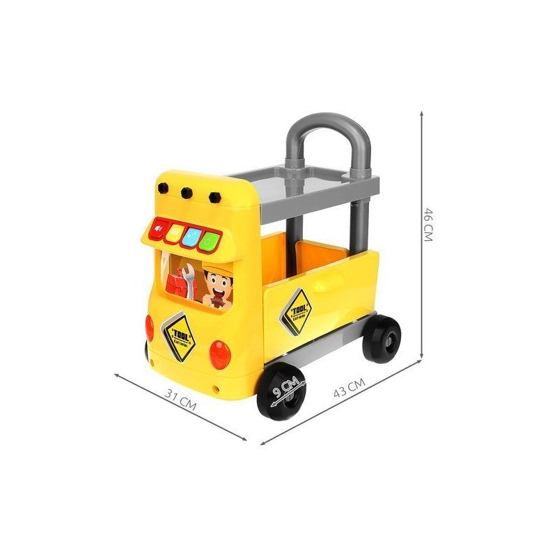 Carucior cu Scule De Jucarie Pentru Copii, 38 De Elemente