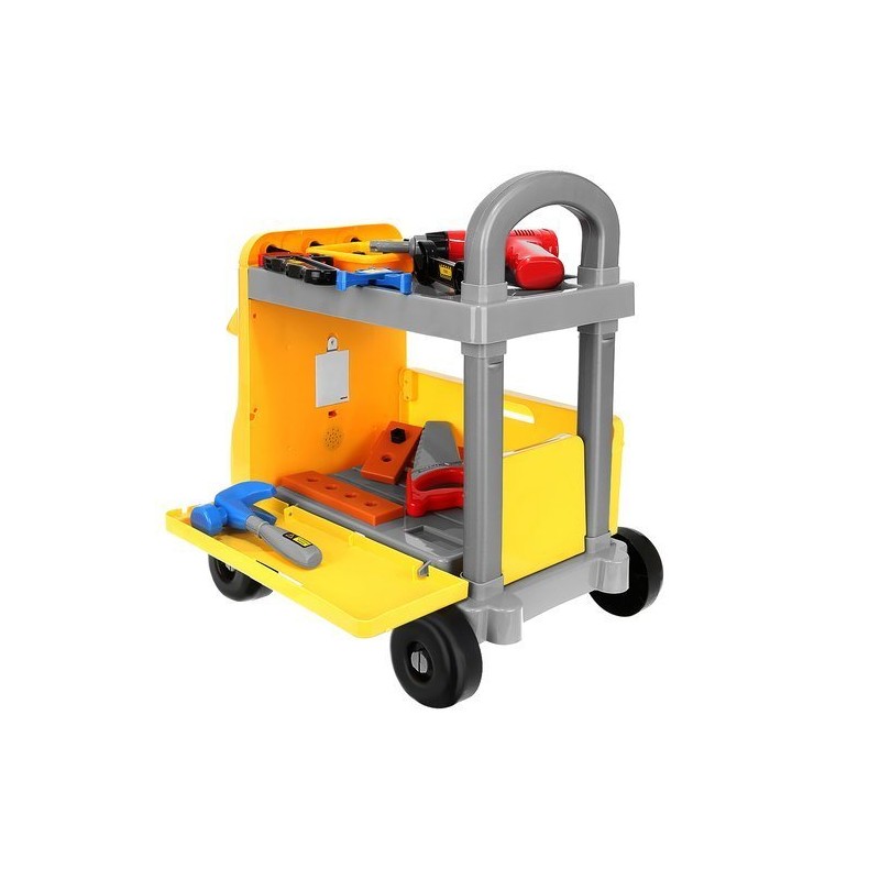 Carucior cu Scule De Jucarie Pentru Copii, 38 De Elemente