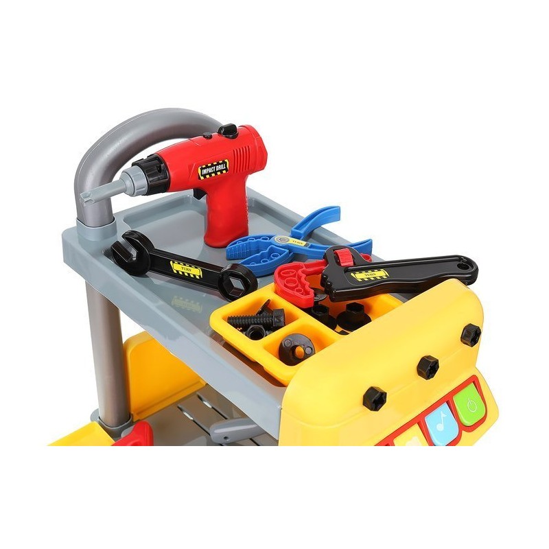 Carucior cu Scule De Jucarie Pentru Copii, 38 De Elemente