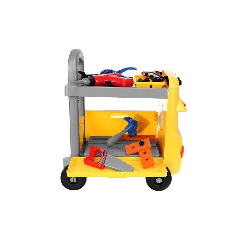 Carucior cu Scule De Jucarie Pentru Copii, 38 De Elemente