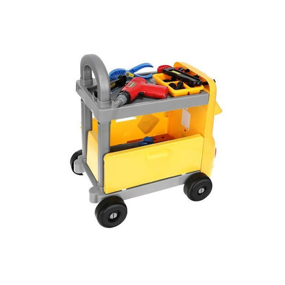 Carucior cu Scule De Jucarie Pentru Copii, 38 De Elemente