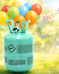 Butelie cu heliu pentru baloane IdealStore FunGreen 0.2 m3 cu reductor, pana la 30 baloane