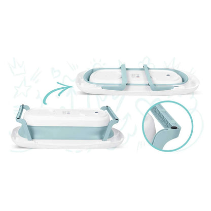Cadita pliabila pentru bebelusi cu termometru LCD Superbath IdealStore