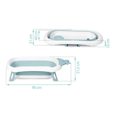 Cadita pliabila pentru bebelusi cu termometru LCD Superbath IdealStore