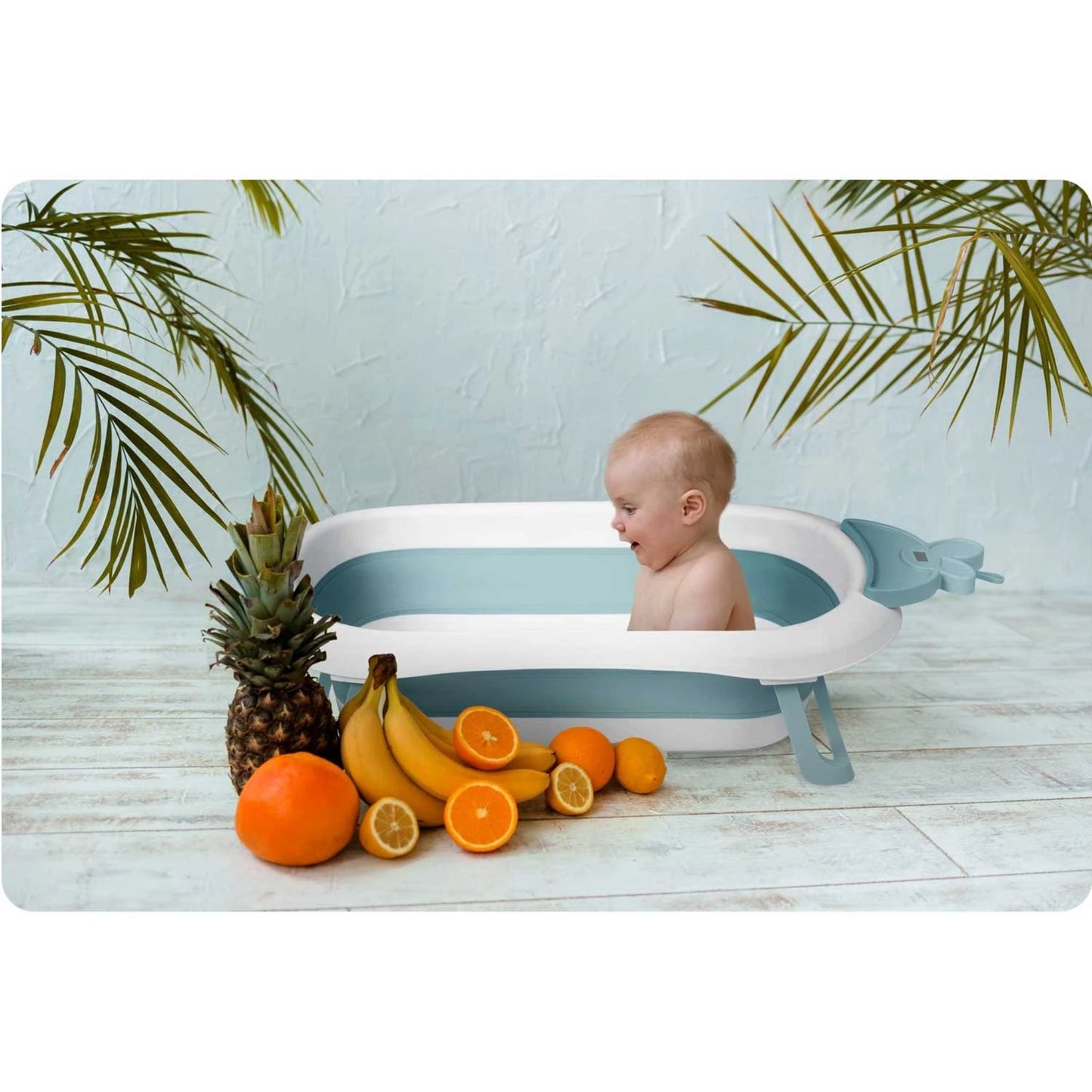 Cadita pliabila pentru bebelusi cu termometru LCD Superbath IdealStore