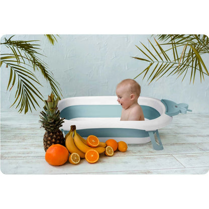 Cadita pliabila pentru bebelusi cu termometru LCD Superbath IdealStore