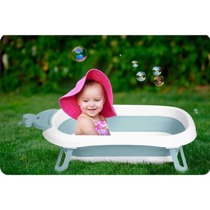 Cadita pliabila pentru bebelusi cu termometru LCD Superbath IdealStore