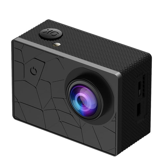 Camera de Actiune idealFUN61, 4K Ultra HD, 16 Mpx, Conexiune Wi-Fi, Obiectiv cu 4 Lentile, 4K/30 fps, Waterproof 30m, Unghi Larg 170, Functie Camera de Bord, Autonomie Marita 150 minute, Inregistrare in Bucla, Contine Accesorii si Carcasa Impermeabila
