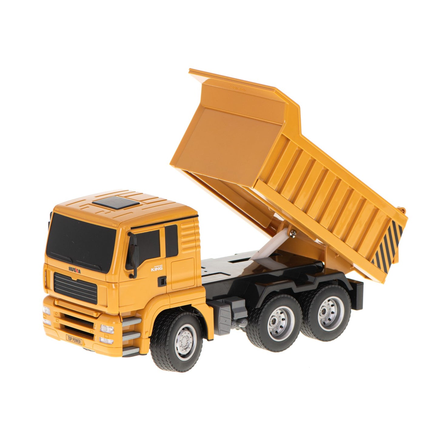 Camion interactiv de jucarie cu telecomanda, LED si incarcare USB 1:18