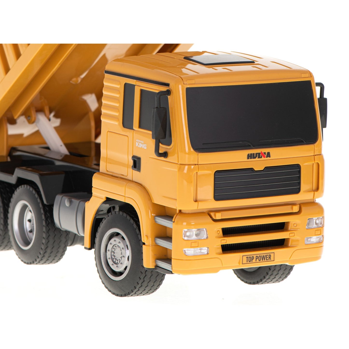 Camion interactiv de jucarie cu telecomanda, LED si incarcare USB 1:18