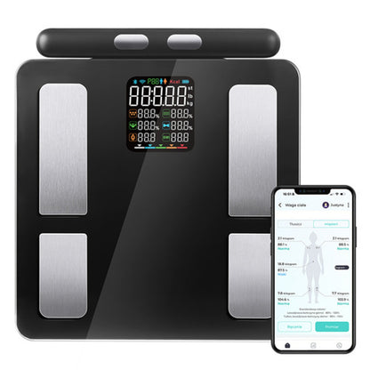 Cantar analitic SMART idealSTORE 180kg, analiza corporala BMI, WiFi Bluetooth, 8 electrozi
