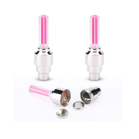 Capace pentru valve cu LED-uri idealSTORE, ofera impresia ca rotile sunt iluminate, un accesoriu ideal pentru biciclisti, contribuind la imbunatatirea sigurantei rutiere, Rosu