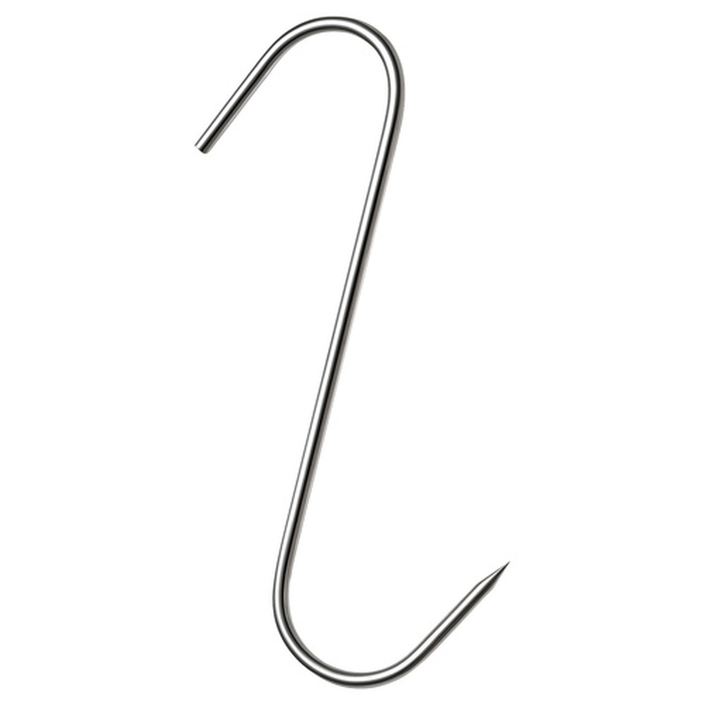 Set 15 Carlige Macelarie IdealStore din Otel Inoxidabil Tip S, Sarcina 15 kg