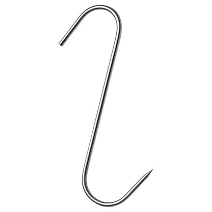 Set 15 Carlige Macelarie IdealStore din Otel Inoxidabil Tip S, Sarcina 15 kg