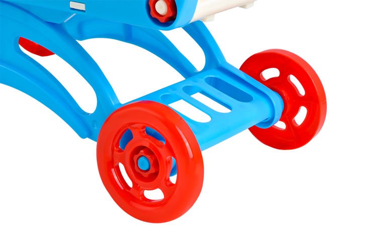 Carucior de Cumparaturi Pentru Copii cu 16 Alimente ce Dezvolta Imaginatia si Stimuleaza Creativitatea