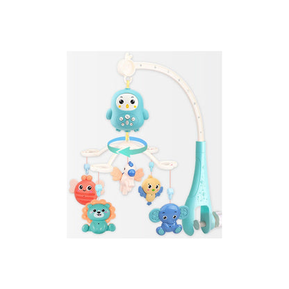 Carusel interactiv multifunctional pentru patut bebe Happy Bed Bell cu telecomanda