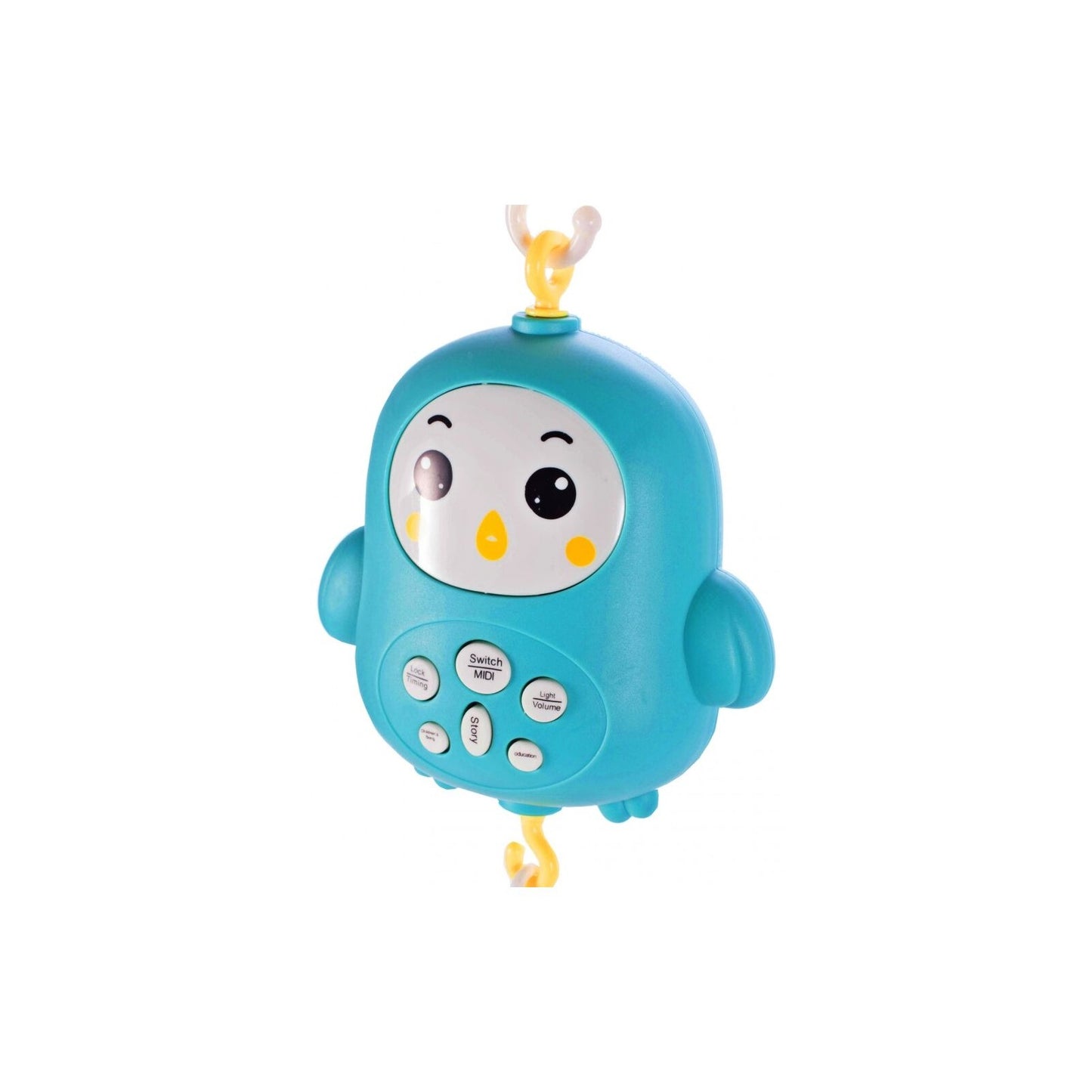 Carusel interactiv multifunctional pentru patut bebe Happy Bed Bell cu telecomanda