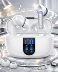 Casti Wireless Supersound Idealstore Bluetooth 5.2 cu Afisaj LED si Control Touch