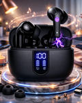 Casti Wireless Bluetooth 5.2 SuperSound IdealStore cu Afisaj Digital LED
