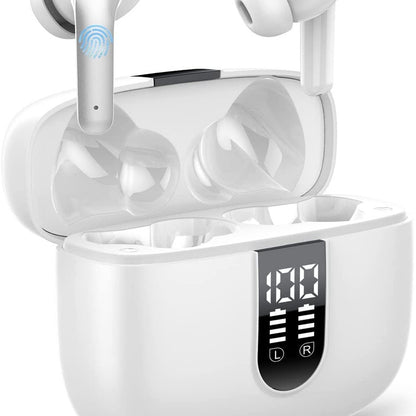 Casti Wireless Supersound Idealstore Bluetooth 5.2 cu Afisaj LED si Control Touch