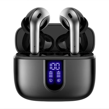 Casti Wireless Bluetooth 5.2 SuperSound IdealStore cu Afisaj Digital LED