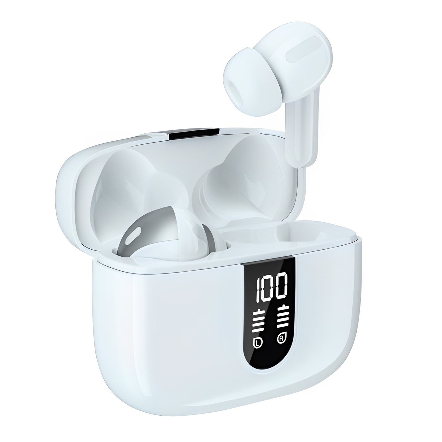 Casti Wireless Supersound Idealstore Bluetooth 5.2 cu Afisaj LED si Control Touch
