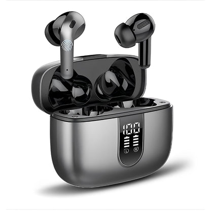 Casti Wireless Bluetooth 5.2 SuperSound IdealStore cu Afisaj Digital LED