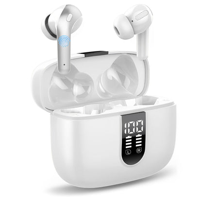 Casti Wireless Supersound Idealstore Bluetooth 5.2 cu Afisaj LED si Control Touch