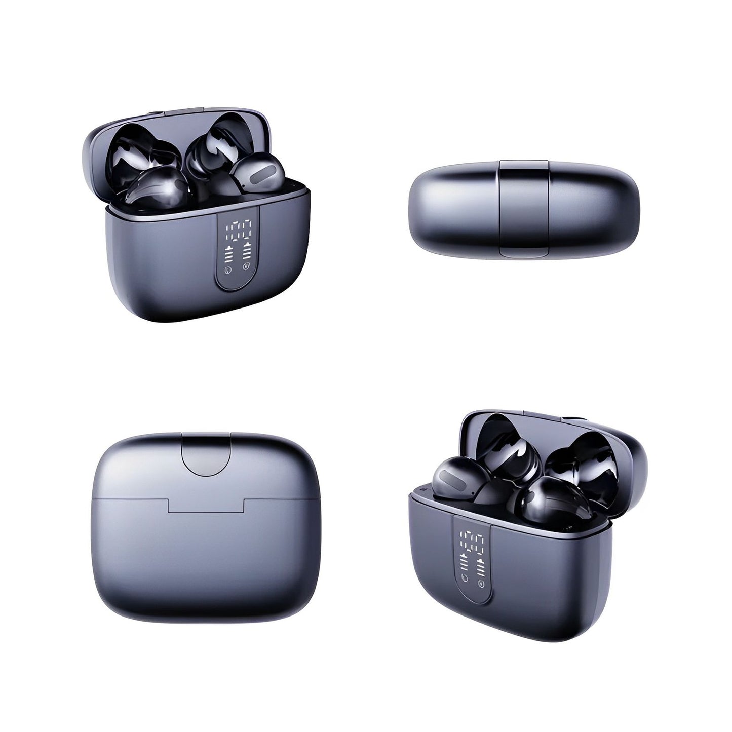 Casti Wireless Bluetooth 5.2 SuperSound IdealStore cu Afisaj Digital LED