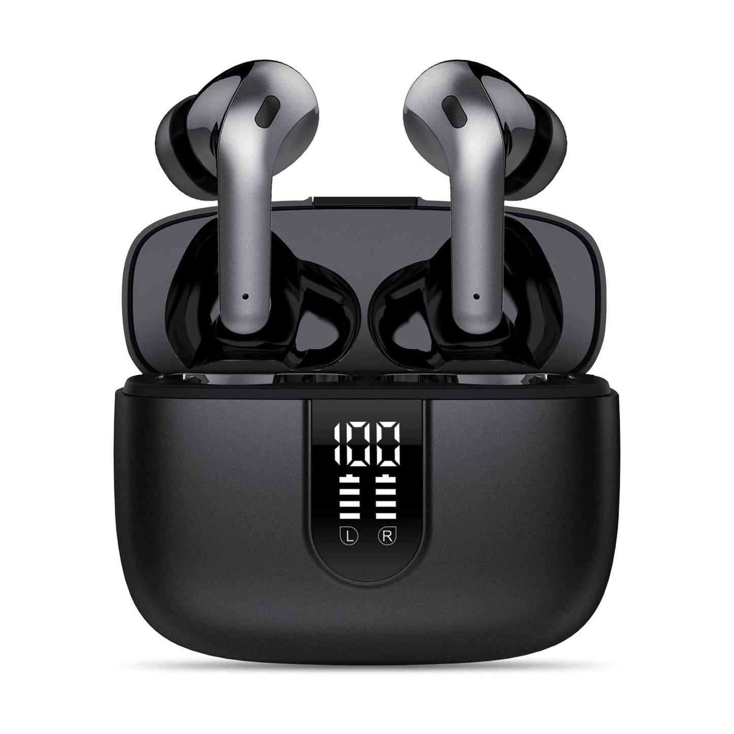 Casti Wireless Bluetooth 5.2 SuperSound IdealStore cu Afisaj Digital LED