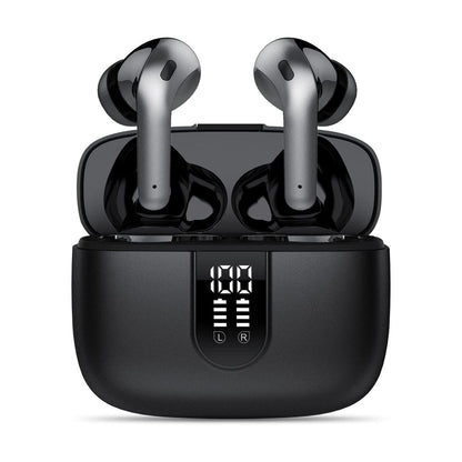 Casti Wireless Bluetooth 5.2 SuperSound IdealStore cu Afisaj Digital LED