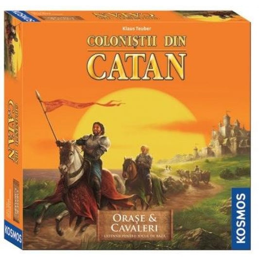 Pachet joc de societate Catan, Comori, Dragoni & Exploratori, extensie 3-4 jucatori, limba romana