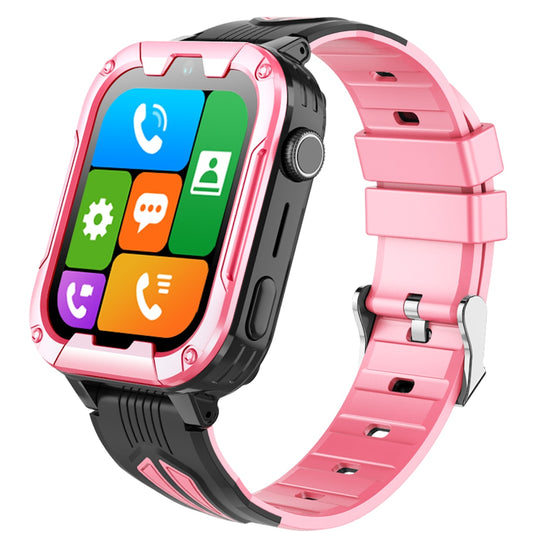 Ceas Smartwatch Kids idealSTORE, Pozitionare GPS, Localizare LBS, Cartela SIM, buton SOS, HD Camera, Apel Audio sau Video, Android 8.1, Perimetru de Siguranta, Culoare Roz/Negru