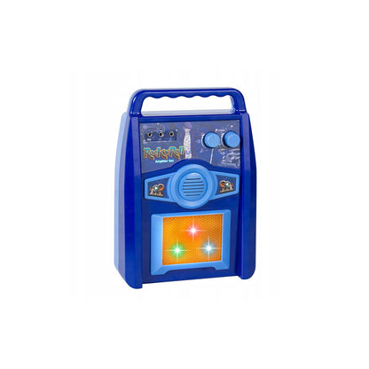 Chitara electrica cu amplificator si microfon IdealStore Rock Party Blue
