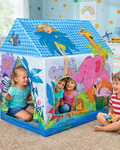 Cort de Joaca pentru Copii Animal Print idealSTORE, Dimensiuni 95 x 71 x 101 cm
