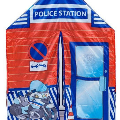 Cort de joaca pentru copii Sectia de Politie idealSTORE,Dimensiune 95x72x102cm, Desing atractiv pentru copii