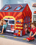 Cort de joaca FIRE BUS pentru copii idealSTORE,Dimensiuni 95 x 72 x 102 cm,Ideal pentru casa sau gradina