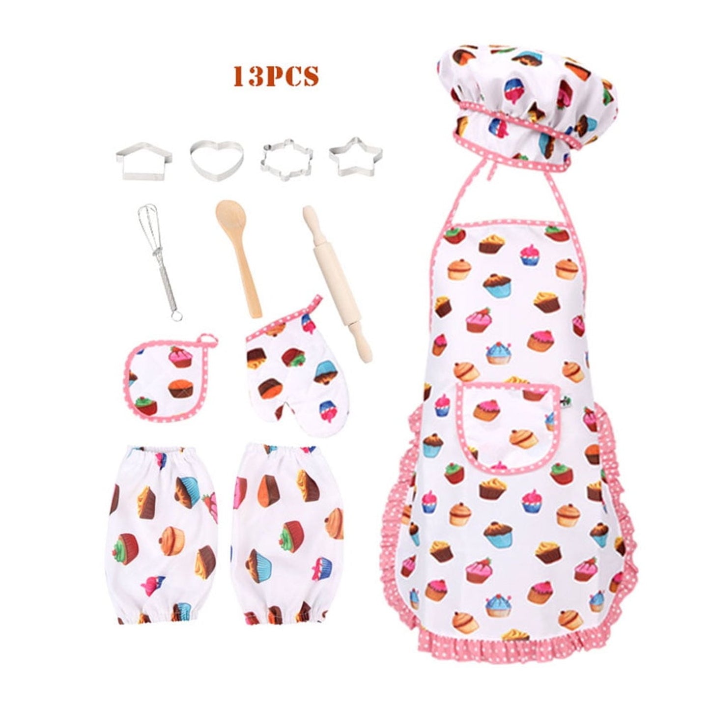 Set de gatit pentru copii Little Confectioner IdealStore cu sort, sucitor si ustensile