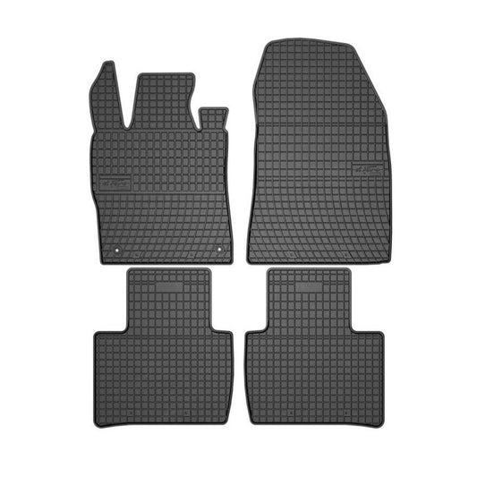Covoare Cauciuc idealSTORE Compatibile Peugeot 408 fastback 2022->, Suprafata antiaderenta, Material Cauciucat Foarte Moale, Usor de Manevrat si Durabil