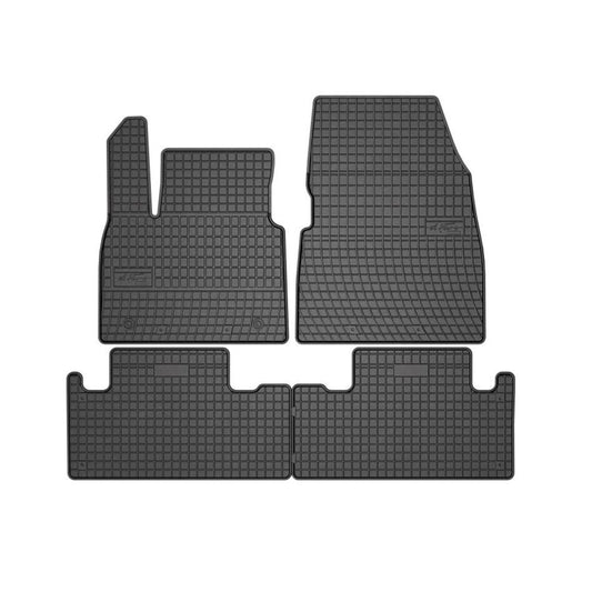 Covoare Cauciuc idealSTORE Compatibile Renault Megane E-Tech Crossover, Suprafata antiaderenta, Material Cauciucat Foarte Moale, Usor de Manevrat si Durabil