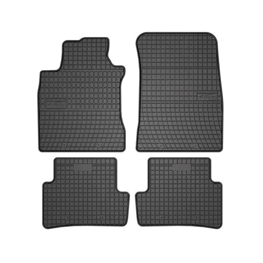 Covoare Cauciuc idealSTORE Compatibile Renault Modus Minivan 2004-2012, Suprafata antiaderenta, Material Cauciucat Foarte Moale, Usor de Manevrat si Durabil