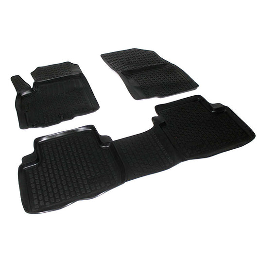 Covoare cauciuc stil tavita, material antiaderent, cauciuc moale MITSUBISHI OUTLANDER II 2006-2012