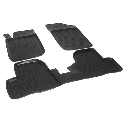 Covoare cauciuc stil tavita, material antiaderent, cauciuc moale PEUGEOT 206 1998-2012