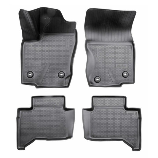 Covoare cauciuc tavita idealSTORE compatibile oyota Land Cruiser LC-250 Prado 2024-> Material cauciucat premium, Suprafata antiaderenta, Bordura inalta de aproximativ 2,5cm