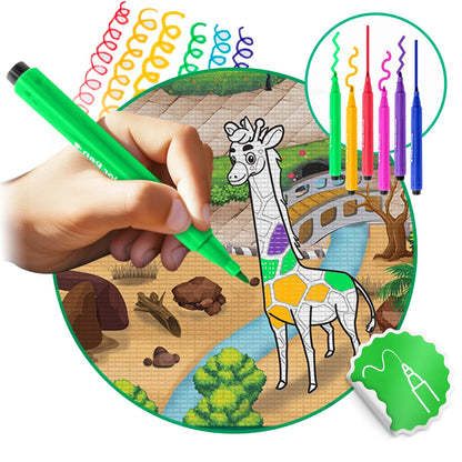 Covor de joaca pliabil din spuma termorezistent 200x120 cm IdealStore First Steps antialunecare